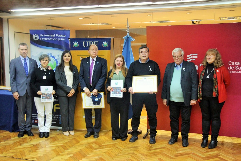 Enzo y Marisa nuevos Embajadores de la Paz de la UPF Argentina