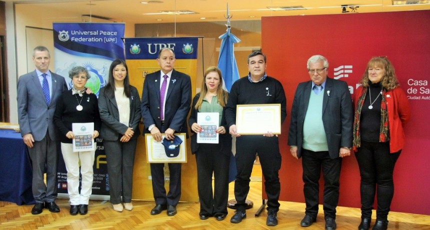 Enzo y Marisa nuevos Embajadores de la Paz de la UPF Argentina